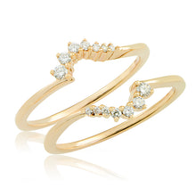 Load image into Gallery viewer, Sunrise Crown Diamond Band