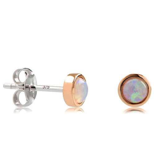 Classic Australian Solid Opal Earrings